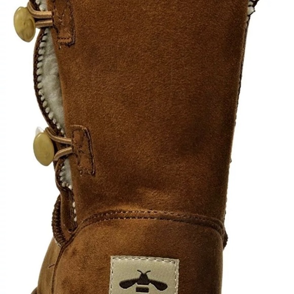 Willowbee Sonia Mid-Calf Chestnut Boots Sz 7 - Picture 5 of 6